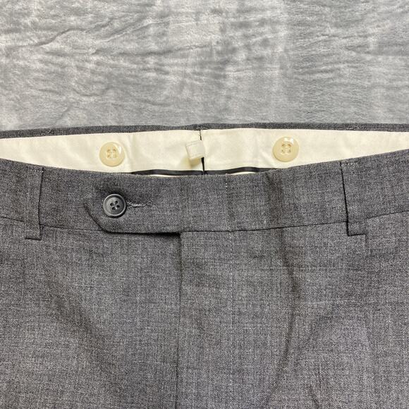 Vintage Tailors Row By Deansgate Worsted Wool Cuffed Pants Men’s Size 38x37 Gray - Picture 7 of 11